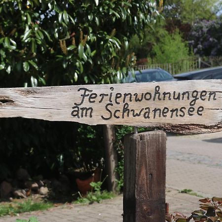 Ferienwohnungen Am Schwanensee 플론 외부 사진